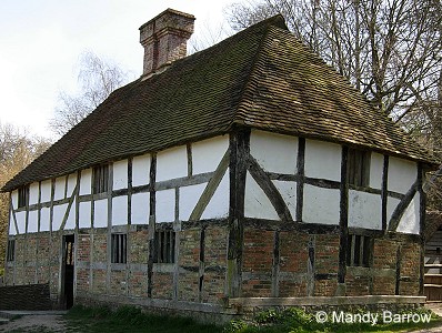 fig. 2: A typical Tudor home, owned by a 'middling' family